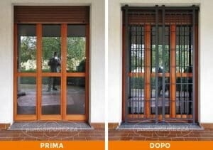 Installazione Inferriate grigio micaceo a Lecco