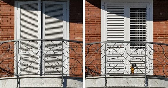 Installazione persiane bianche a Como