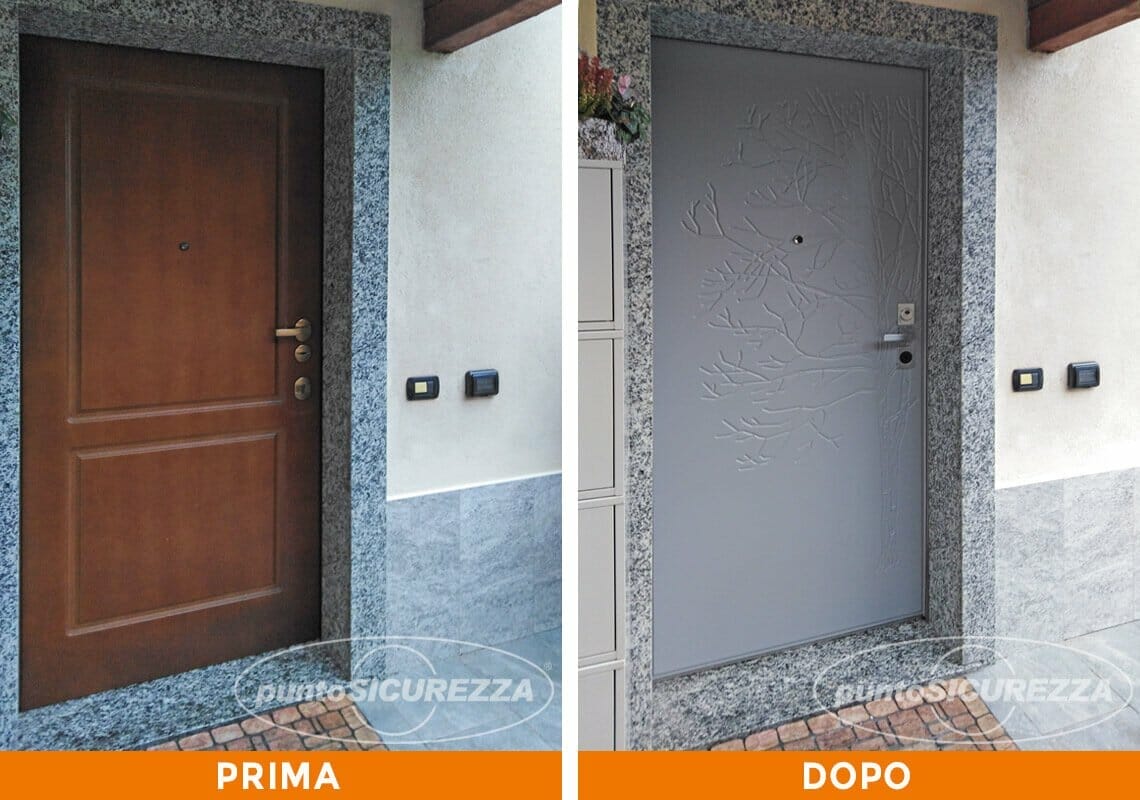 Installazione Porta blindata in PVC Lecco