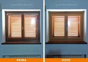 Installazione Finestre alluminio bicolore Monza