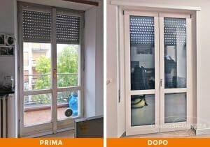 Installazione Infissi alluminio bianco a Monza