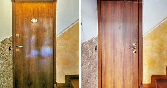 Installazione Porta blindata in legno a Senago