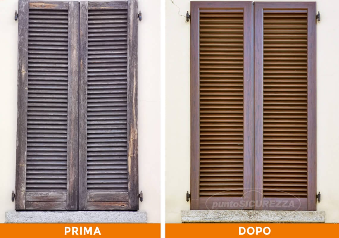 Installazione Persiane in alluminio a Como