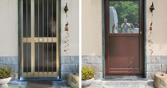 Installazione Portoncino in alluminio a Lecco