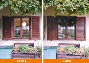 Installazione Infissi alluminio bicolore Lecco