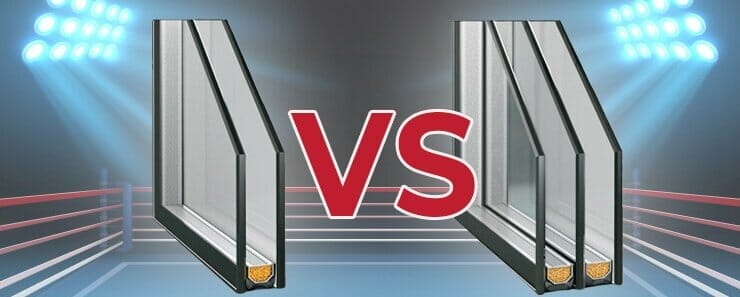 Infissi doppio vetro vs triplo vetro