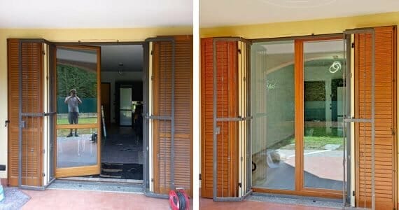 Infissi e porta blindata a Bernareggio (MB)