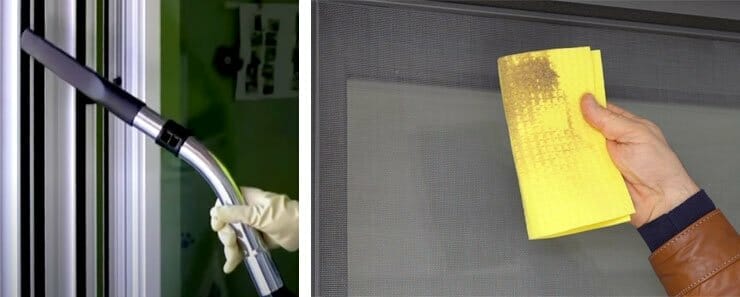 come-pulire-zanzariere