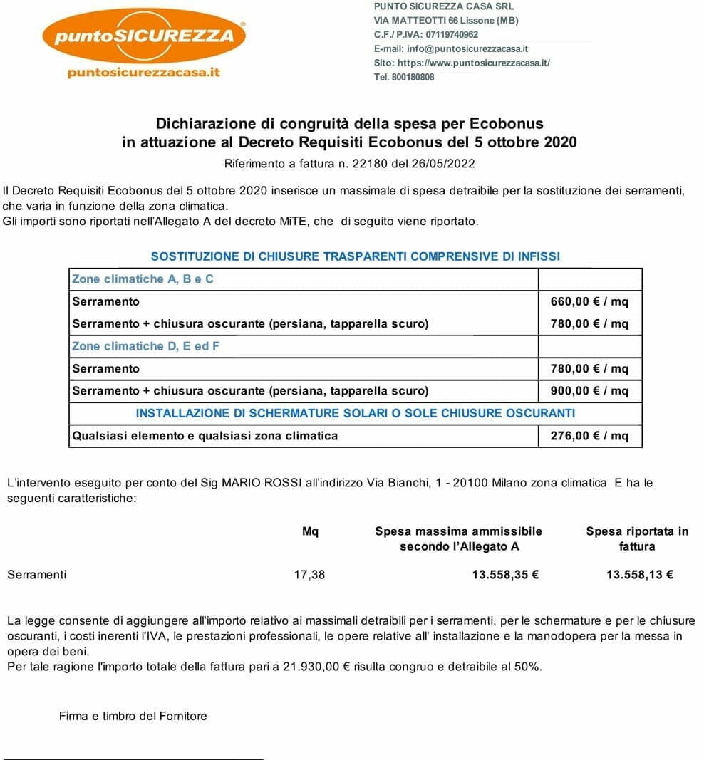 Sconto In Fattura 2023: Elenco Documenti Richiesti - Punto Sicurezza Casa