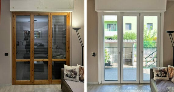 Installazione infissi e porta provincia Como