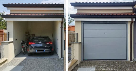 Installazione portone sezionale a Seregno (MB)