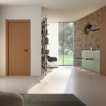 Porta interna a battente in legno