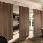 Porta interna in legno scorrevole