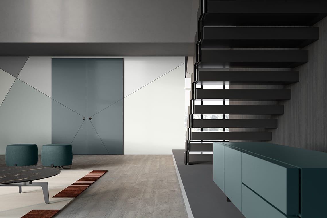 Porta interna in legno verniciata