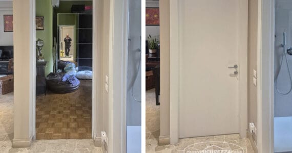 Installazione porte interne in laminato a Monza