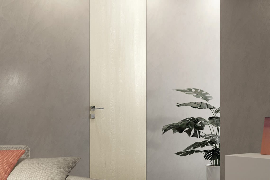 Porta interna in laminato filomuro