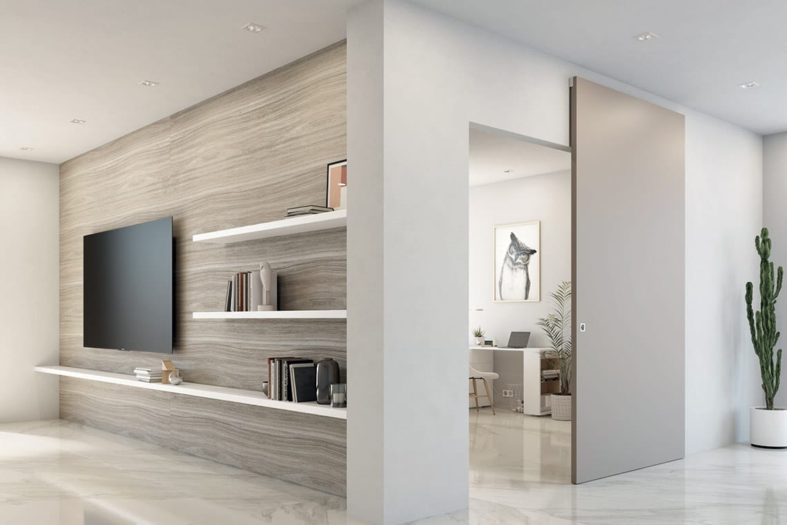 Porta interna in laminato scorrevole