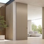 Porta interna scorrevole in legno