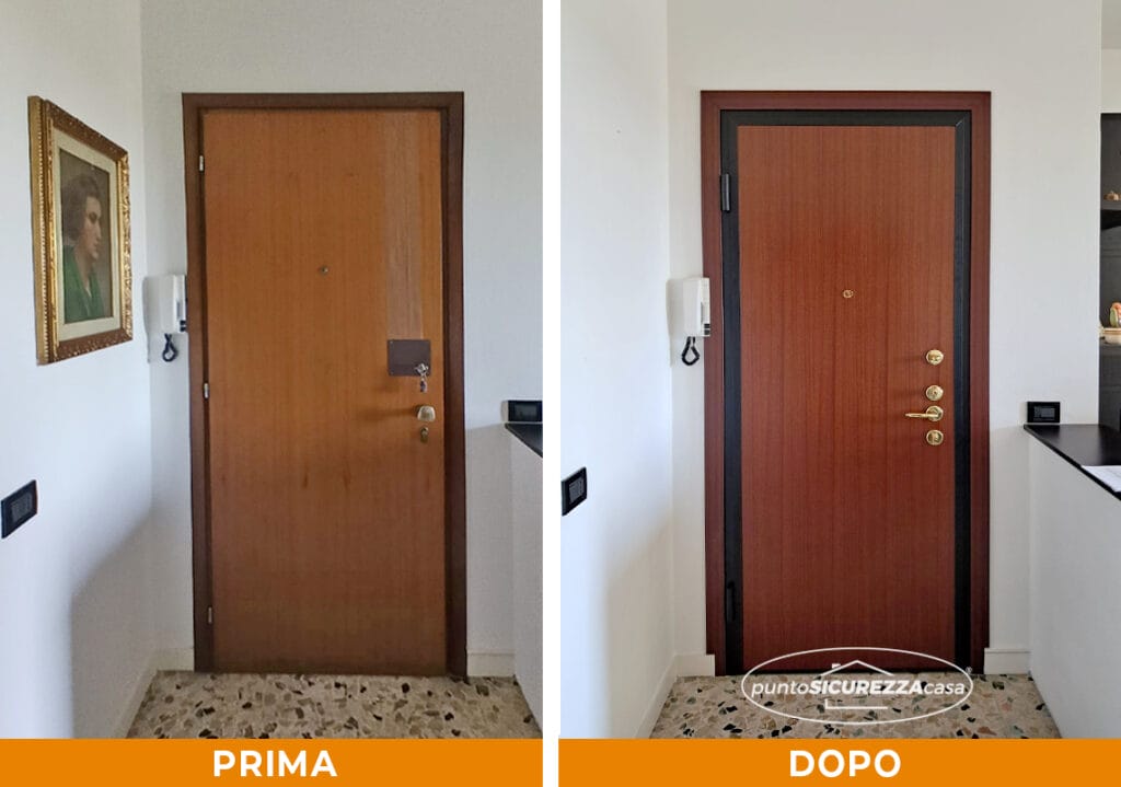 Installazione porta blindata a Como