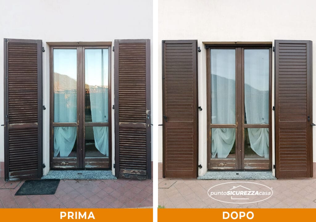 Installazione persiane in alluminio orientabili a Brivio (LC)