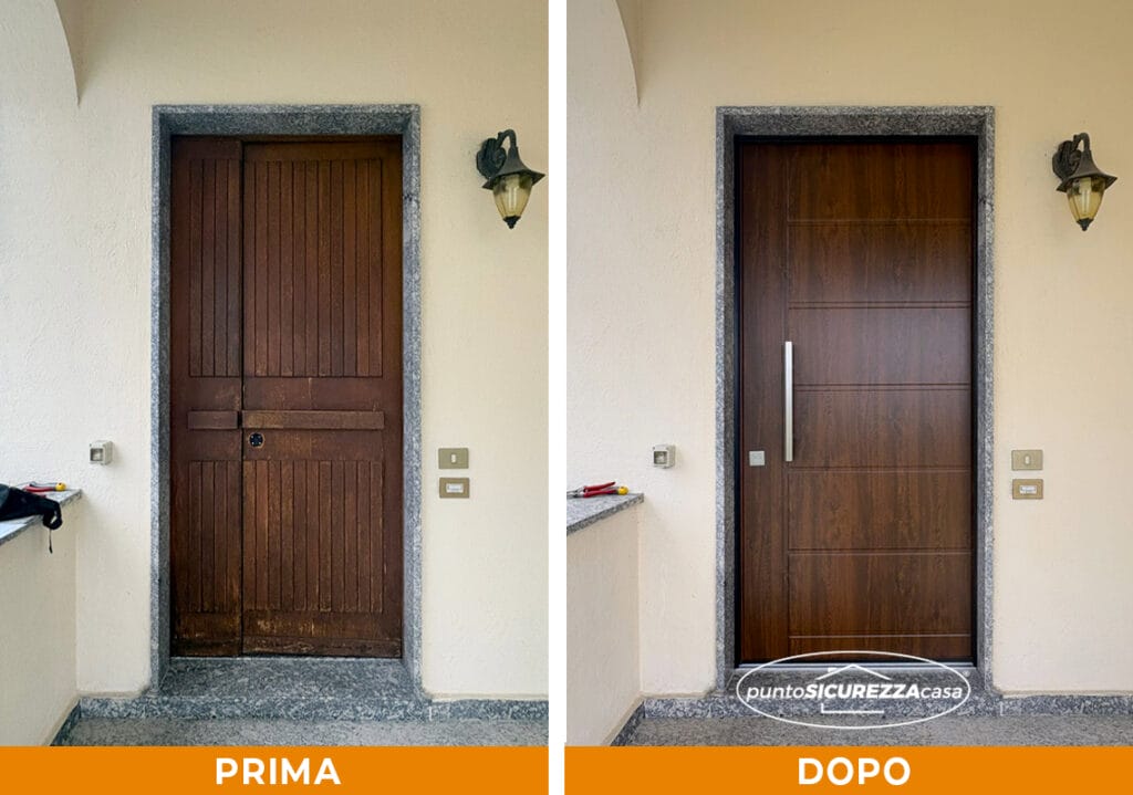 Installazione porta blindata a Garbagnate Monastero (LC)