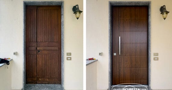 Installazione porta blindata a Garbagnate Monastero (LC)