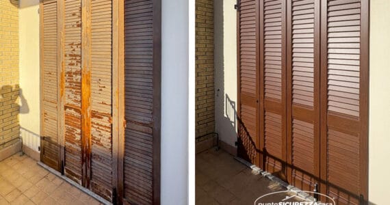 Installazione persiane in alluminio a Lomagna (LG)