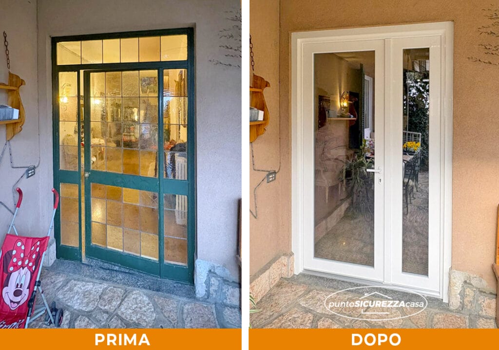 Installazione portoncino in pvc a Missaglia (LC)