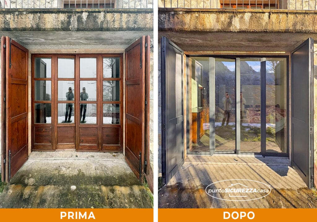 Installazione serramenti legno alluminio e antone a Ballabio (LC)