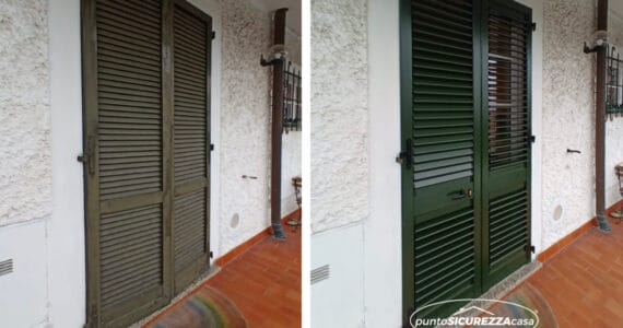 Installazione persiane in alluminio a Ello (LC)