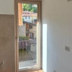 Infisso in pvc effetto legno