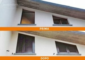 Installazione Persiane a spizzo a Bergamo