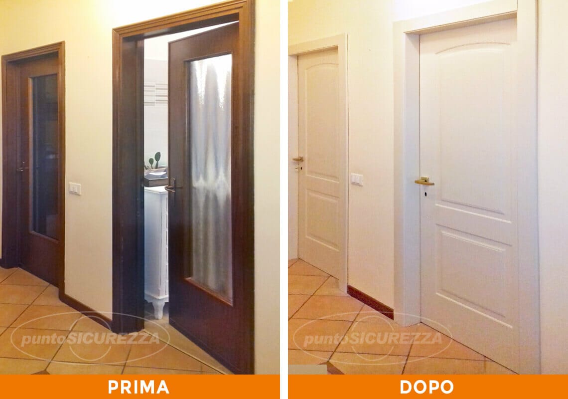 Installazione Porte interne avorio a Bergamo
