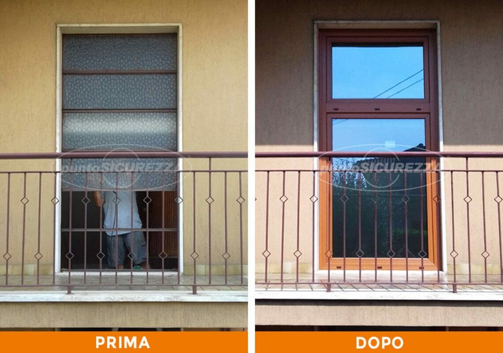 Punto Sicurezza Casa - Installazione Infissi pvc effetto legno Bergamo