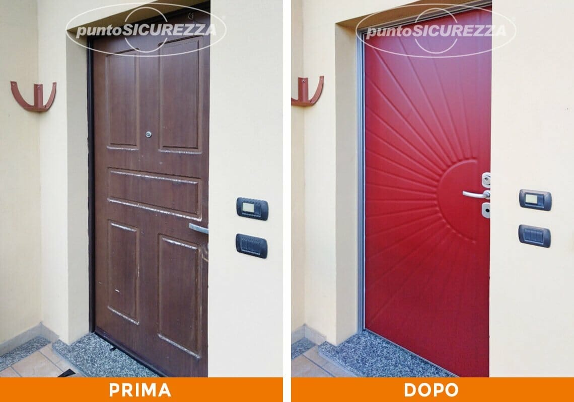 Installazione Porta blindata pantografata Monza