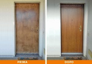 Installazione Porta blindata esterno pvc Lecco