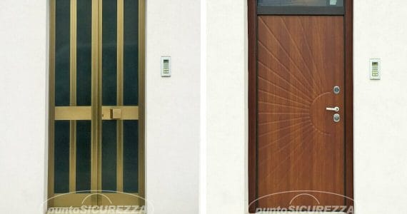 Installazione Porta blindata elettronica Lecco