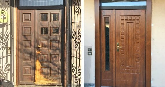 Installazione Porte blindate casa e box a Como